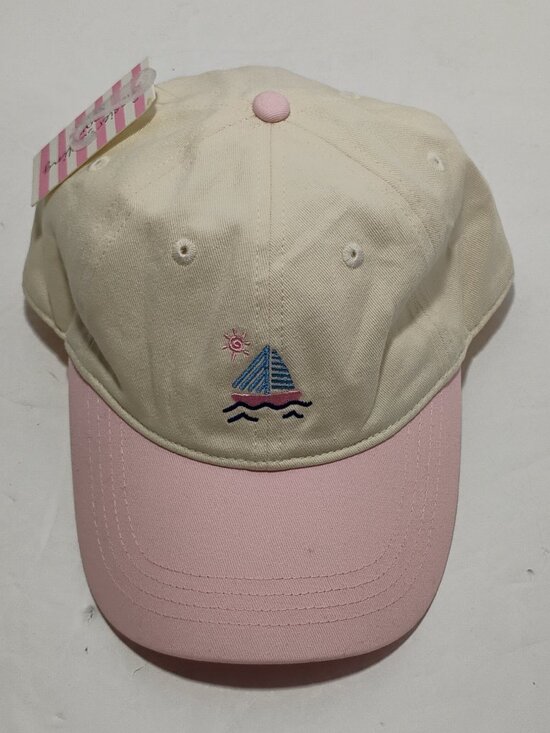 Frasier Sterling Accessories - NWT Frasier Sterling Sport Sailboat Hat Cap Womens Adjustable Pink Cream